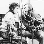 С Бобом Диланом, 1973г.