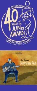 Jim Byrnes "Everywhere West" - блюзовый альбом года в Канаде
