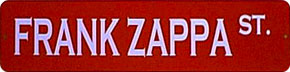 Zappa Street Sign