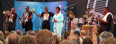 Irma Thomas на площади