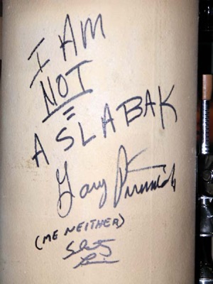 No slabaks here
